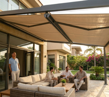 مظلات بيوت متحركة