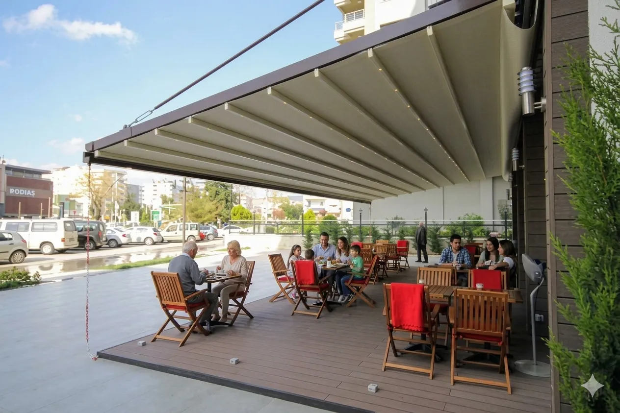 المظلات التركية المتحركة