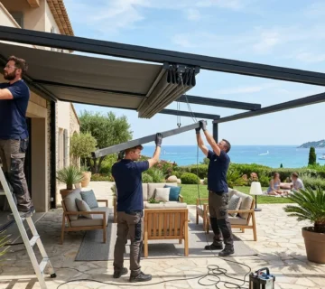 تركيب مظلات متحركة باحدث الاشكال